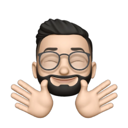 Memoji of a person hugging