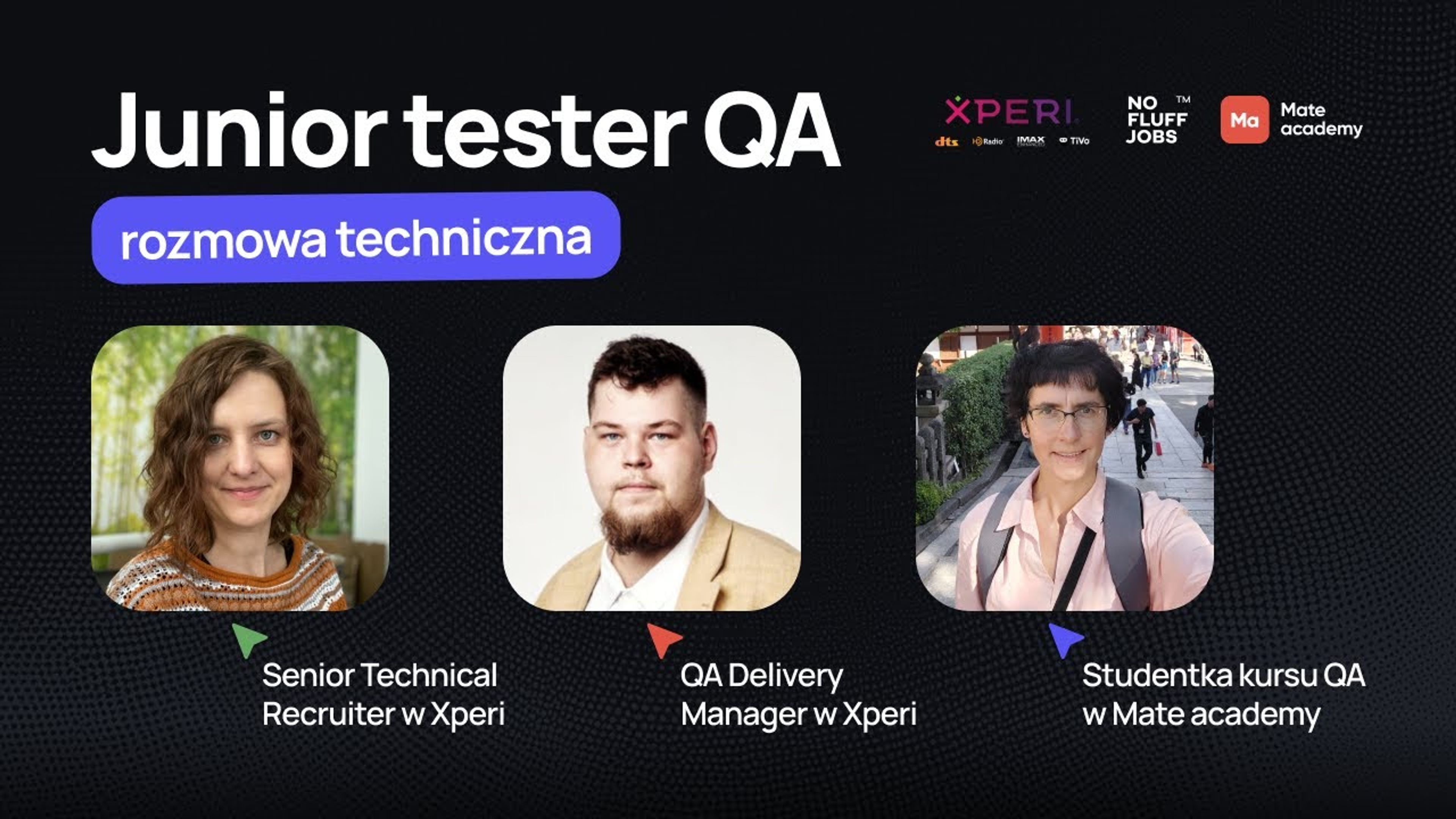 Demo rozmowy technicznej na testera QA | Xperi & Mate academy