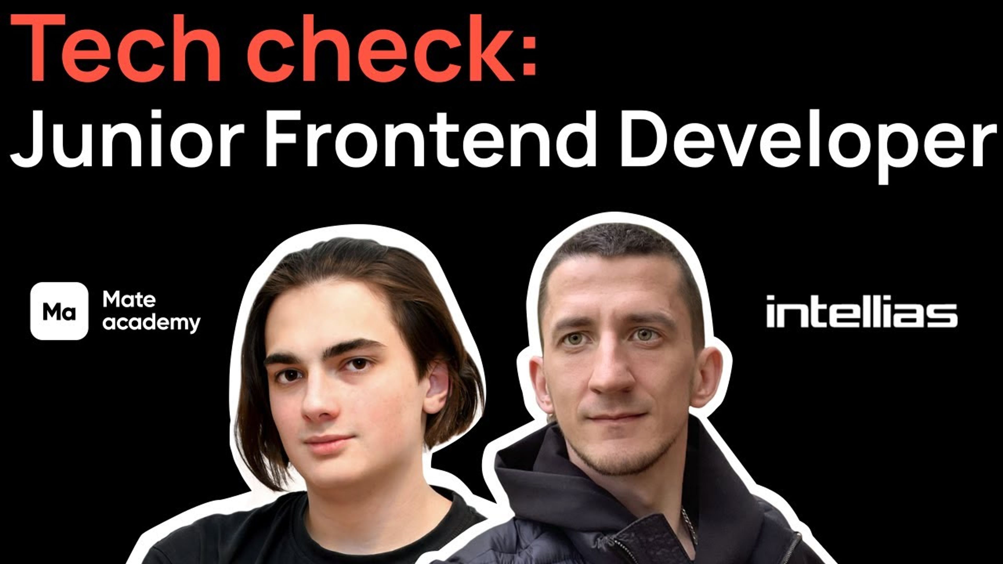 Tech check: Junior Frontend Developer | Intellias & Mate academy