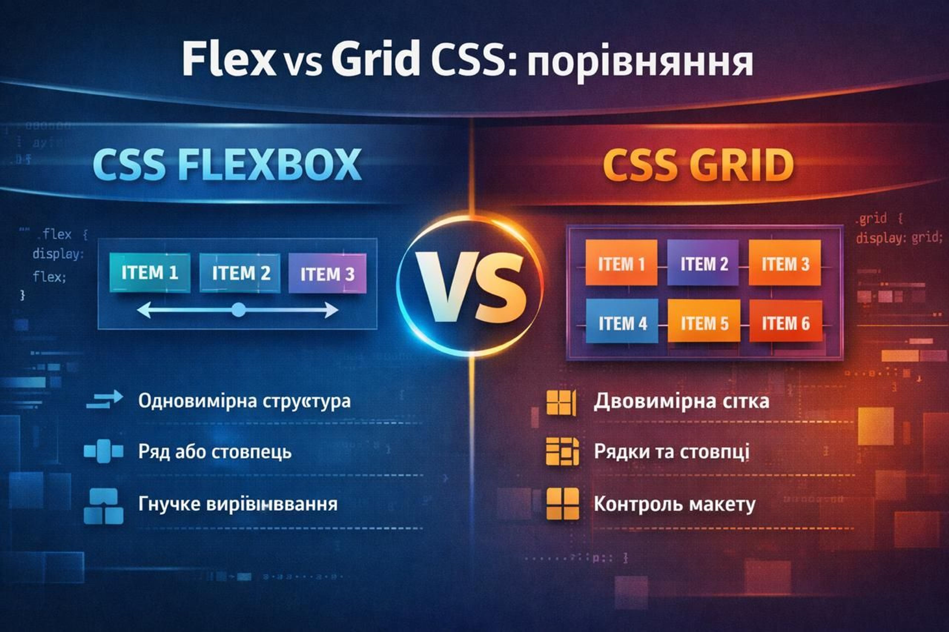 CSS Flexbox vs Grid