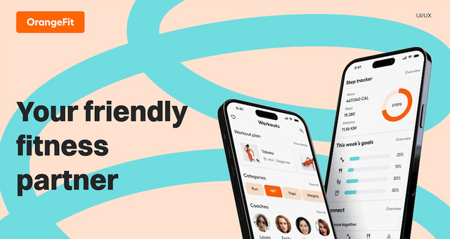 Дизайн фітнес-трекеру для iOS