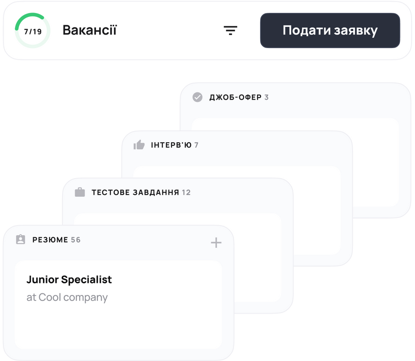 Подавай заявки на вакансії