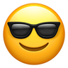 Smiling face with sunglasses